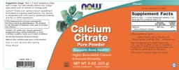 NOW Foods - Calcium Citrate Pure Powder - 227g