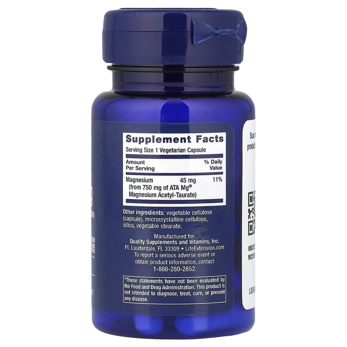 Life Extension - Calm-Mag - 30 Vcaps (KORT DATUM 2026-11-30)