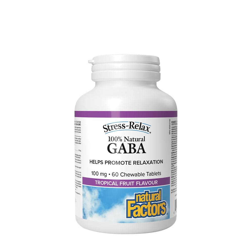 Natural Factors - Stress-Relax GABA - 60 Gummies Tabs