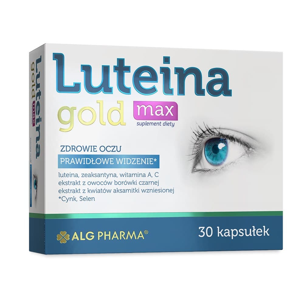 ALG PHARMA - Luteina Gold Max - 30 Caps – Alg Pharma förpackning