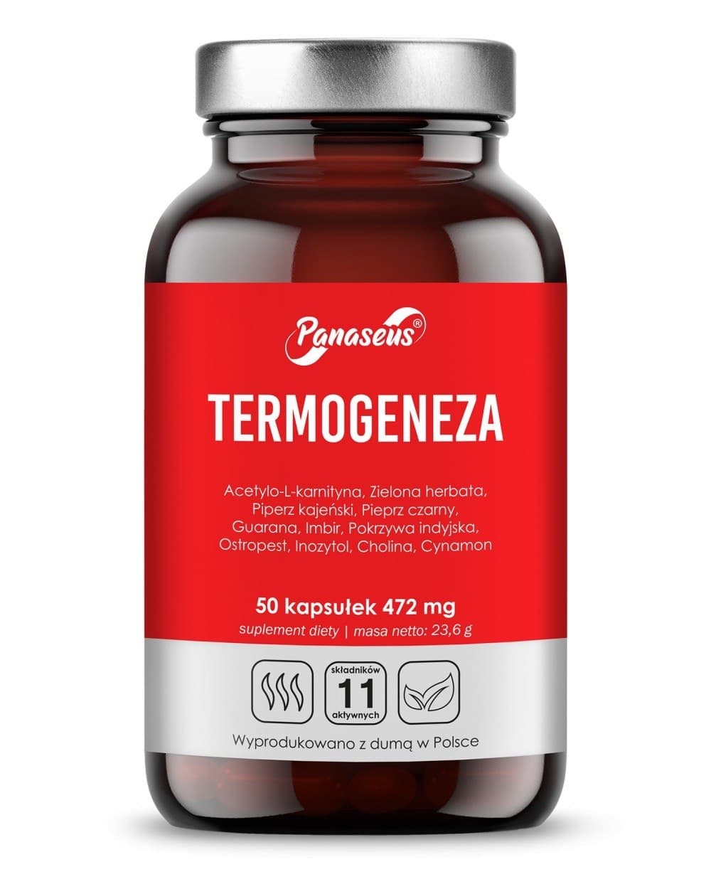 Panaseus - Thermogenesis - 50 Tabs – Panaseus förpackning