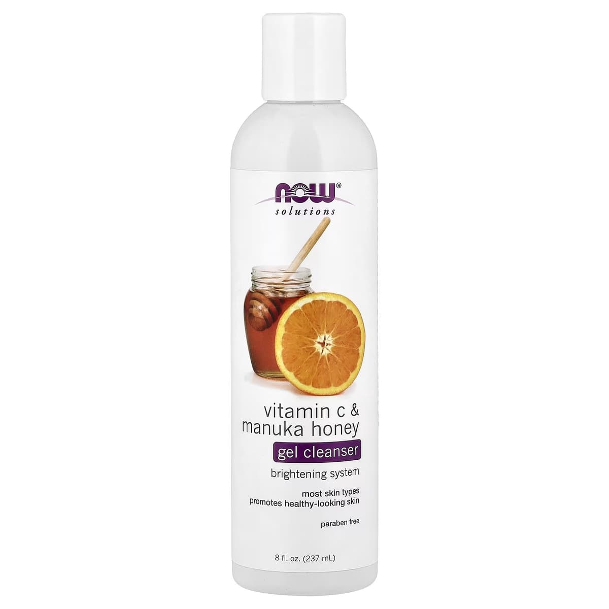 Now Foods - Vitamin C & Manuka Honey Gel Cleanser - 236ml