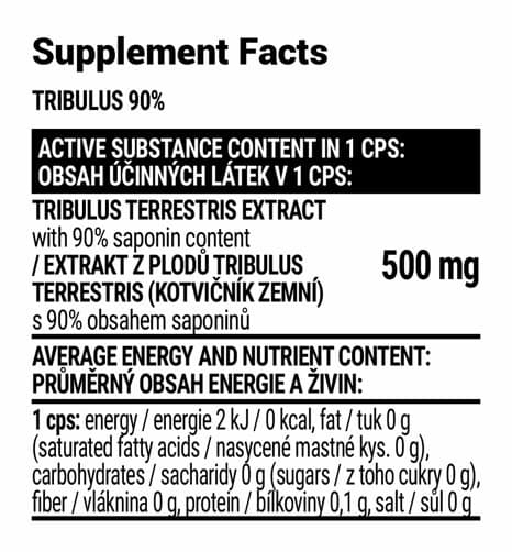 Extrifit Tribulus 90% - 100 Capsules