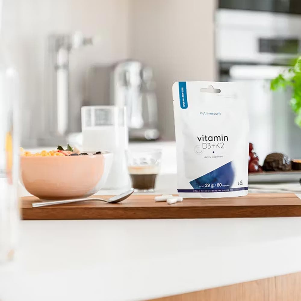 Nutriversum - Vitamin D3+K2 - 60 Caps