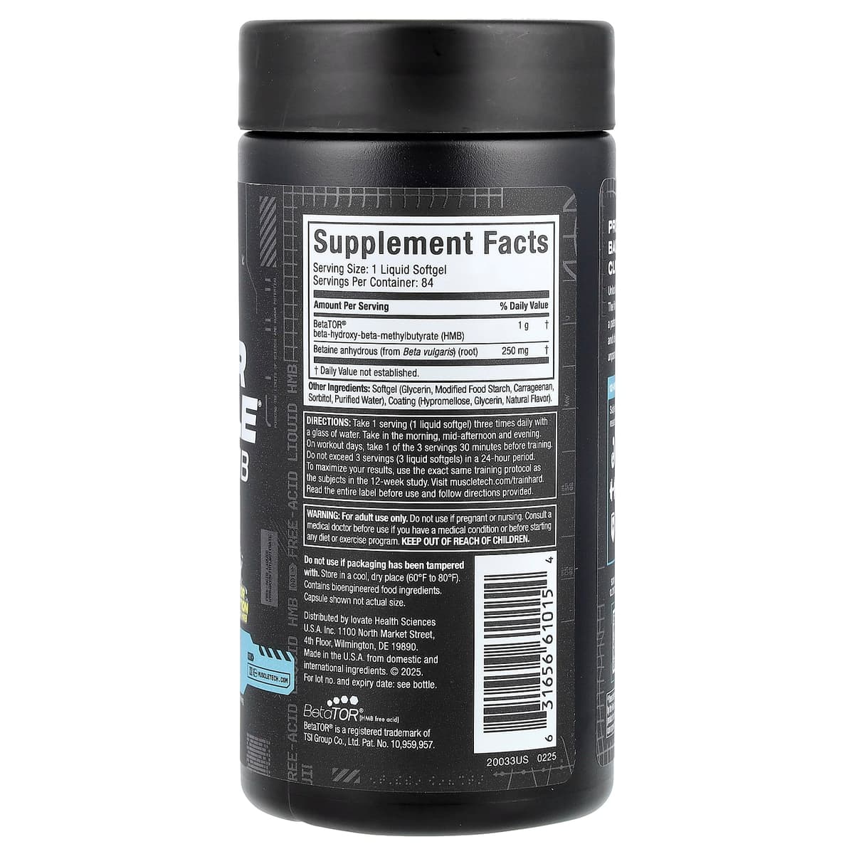 MuscleTech - Clear Muscle - 84 Liquid Sgels