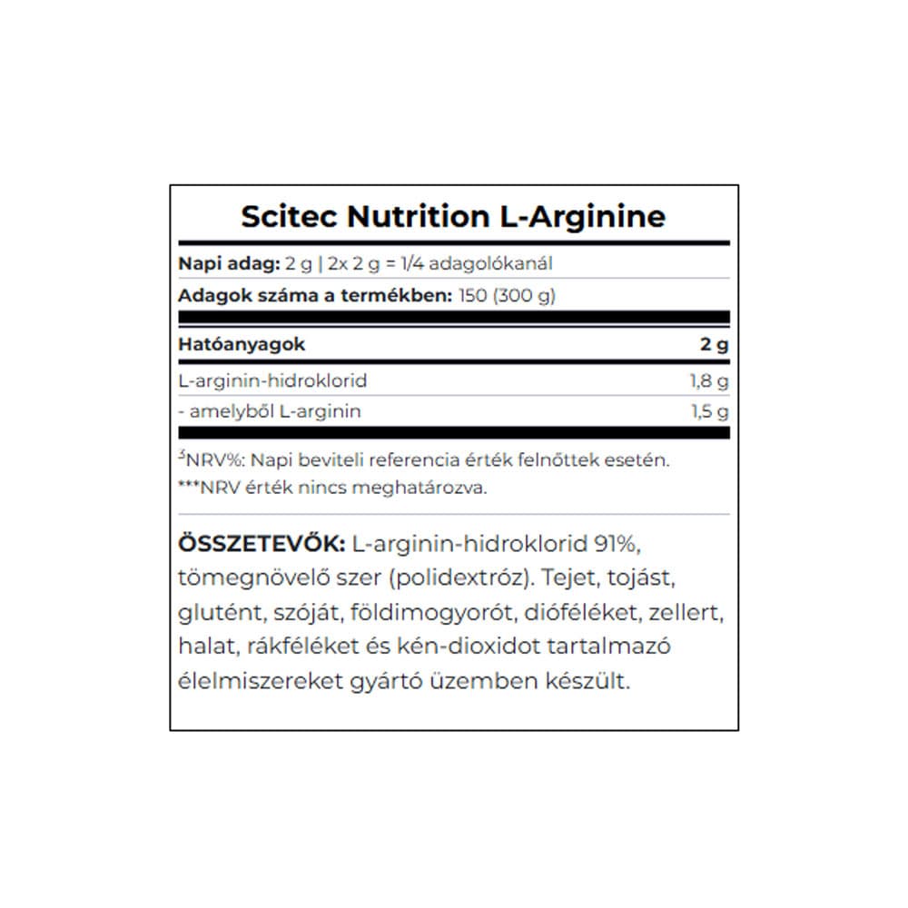 Scitec Nutrition - L-Arginine - 300g