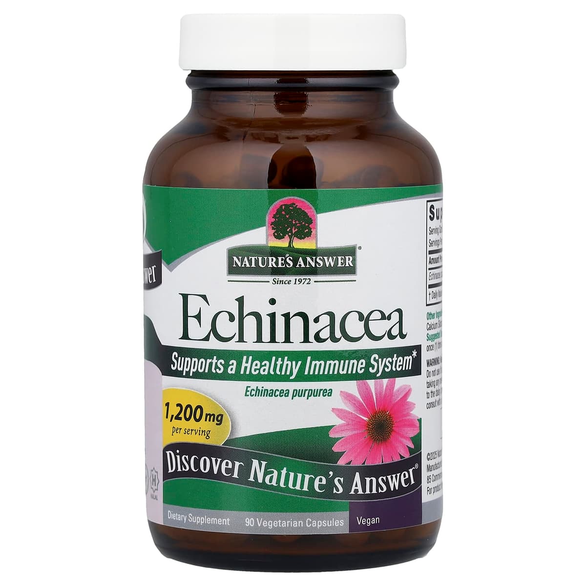 Nature's Answer - Echinacea Herb - 90 Vcaps