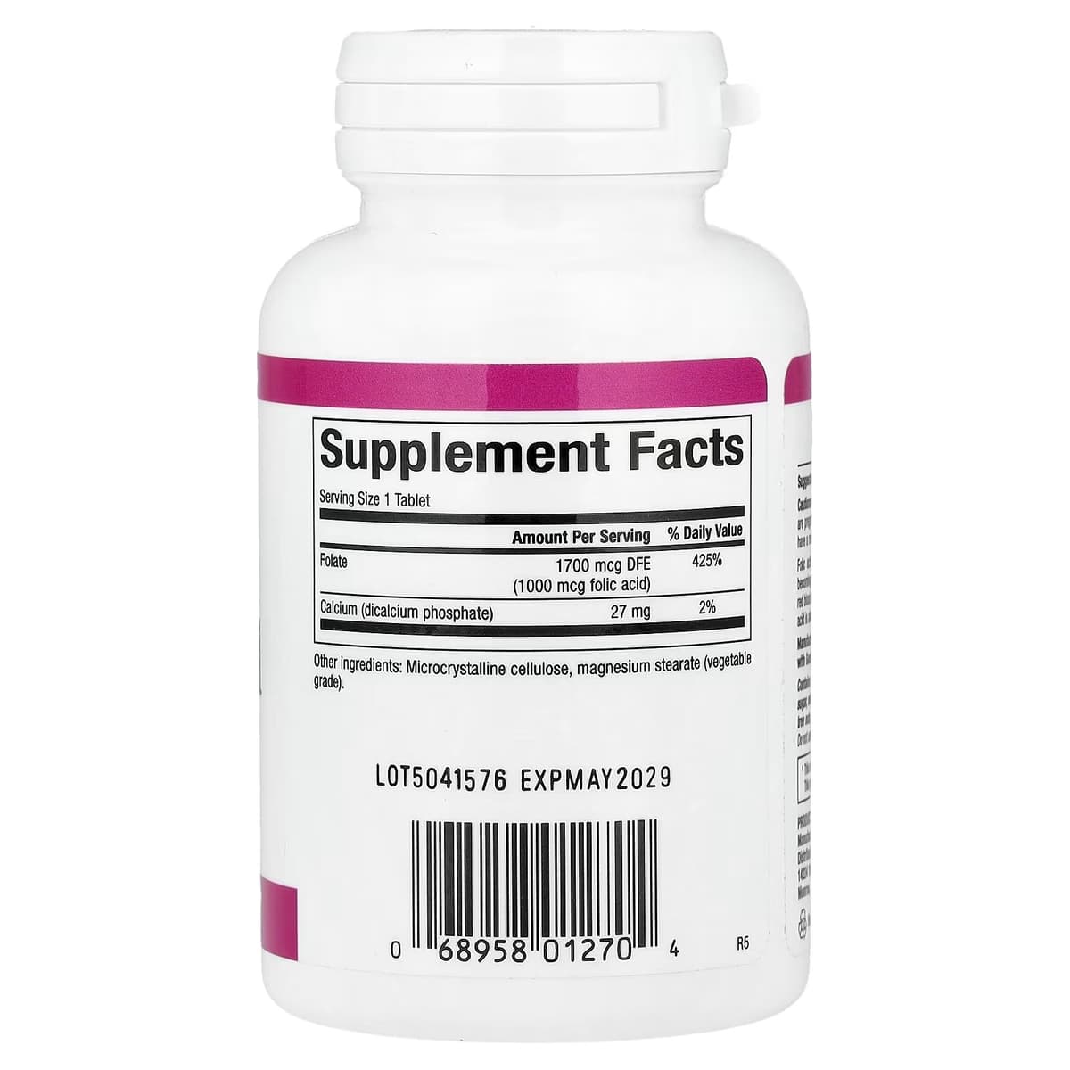 Natural Factors - Folic Acid - 90 Tabs