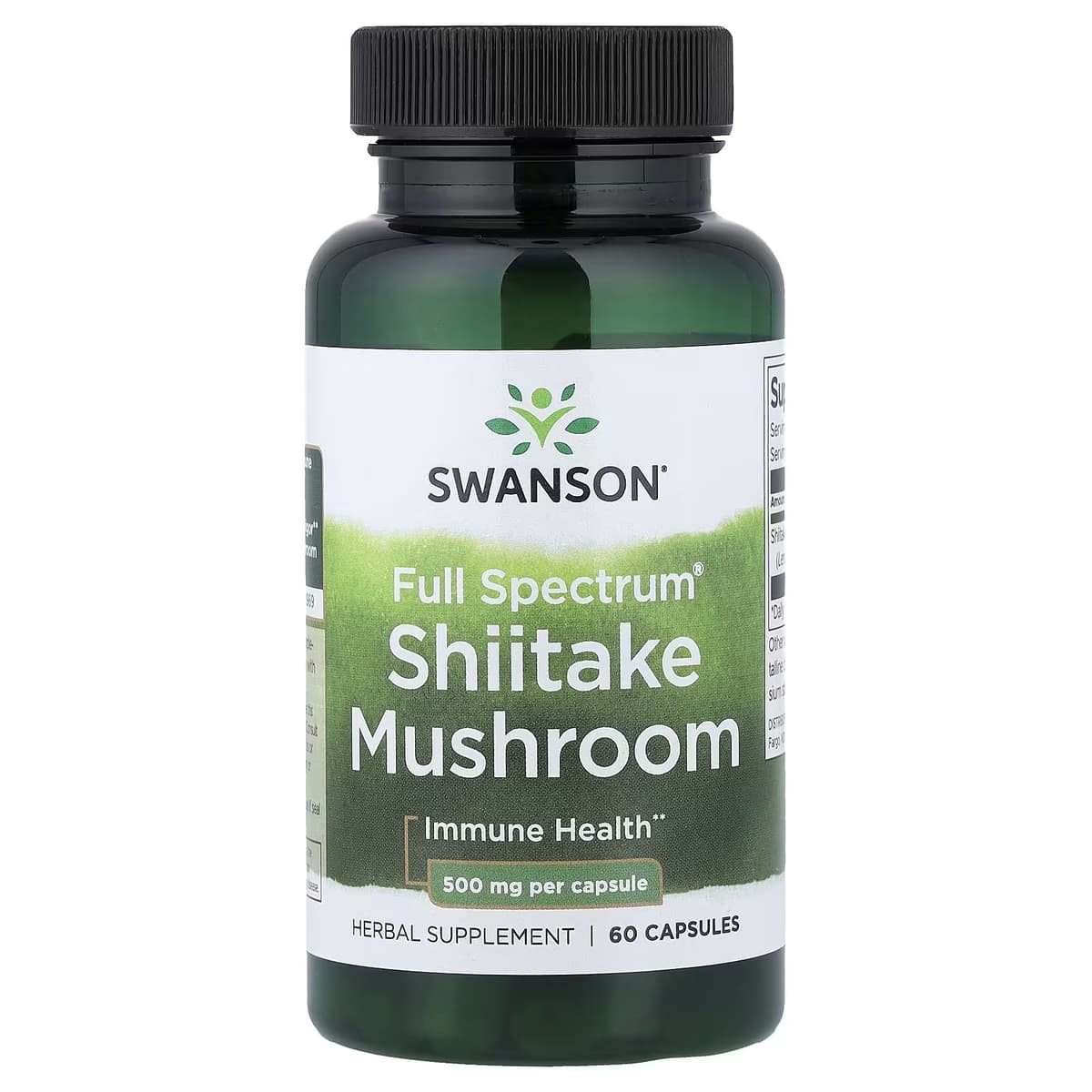 Swanson - Full Spectrum Shiitake Mushroom - 60 Caps