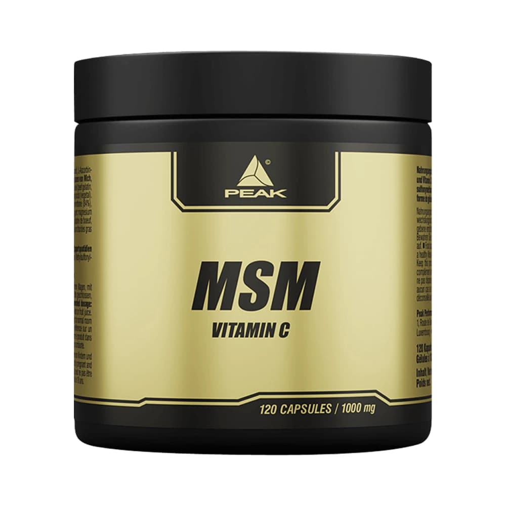 Peak - MSM + Vitamin C – Peak förpackning