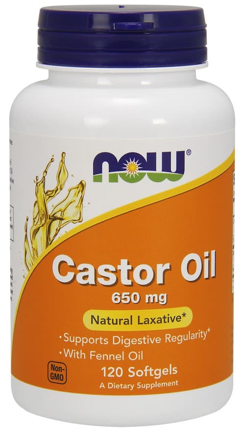 NOW Foods - Castor Oil – NOW Foods förpackning