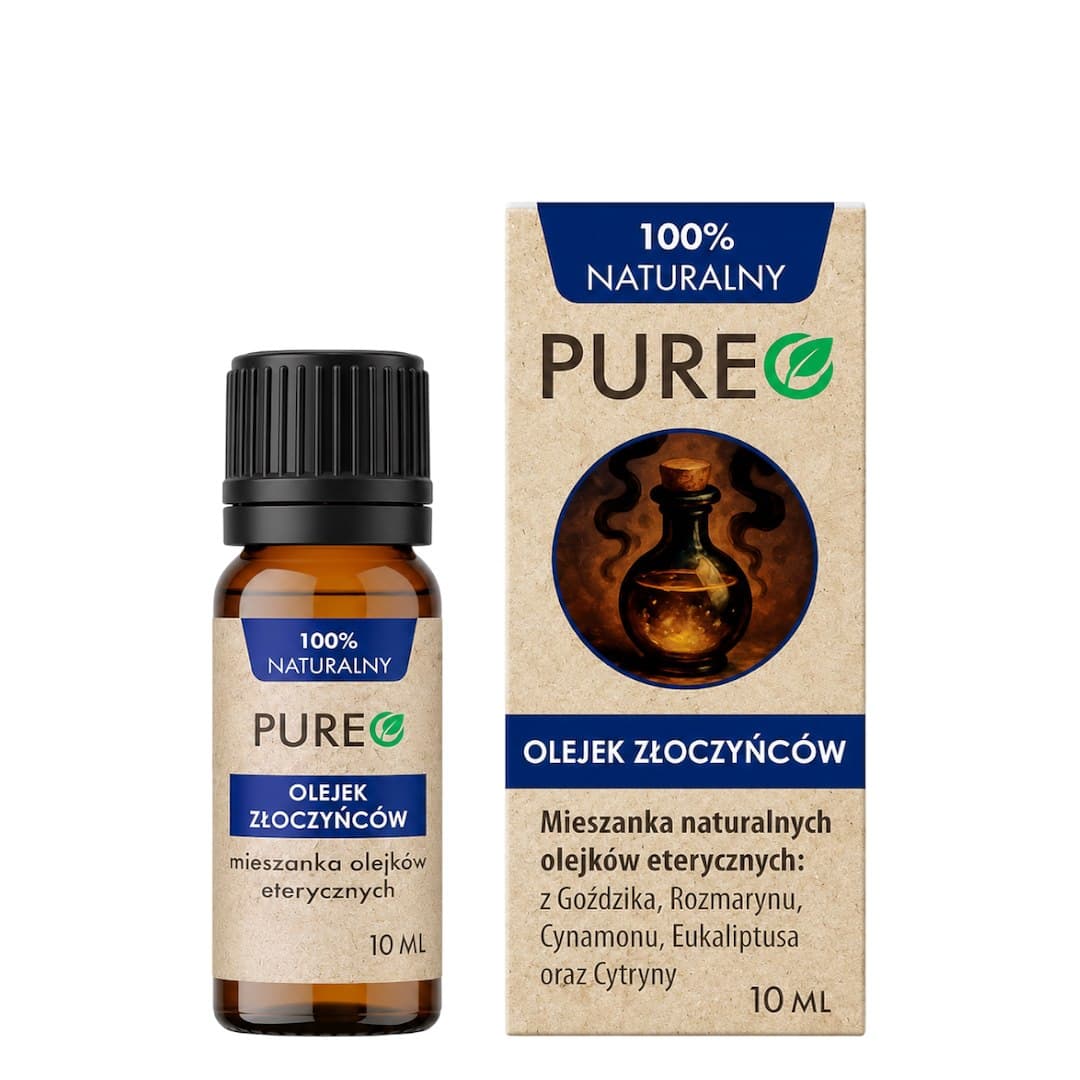 PUREO Olejek Złoczyńców - mieszanka naturalnych olejków eterycznych 10 ml