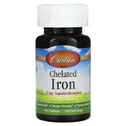 Carlson Labs - Chelated Iron - 100 Tablets