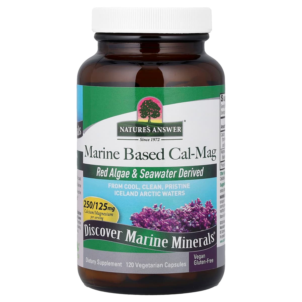 Nature'S Answer - Marine Based Calcium Magnesium - 120 Vcaps