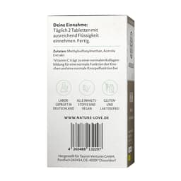 Nature Love - MSM With Vitamin C - 180 Tabs