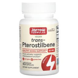 Jarrow Formulas - trans-Pterostilbene - 60 Veggie Capsules