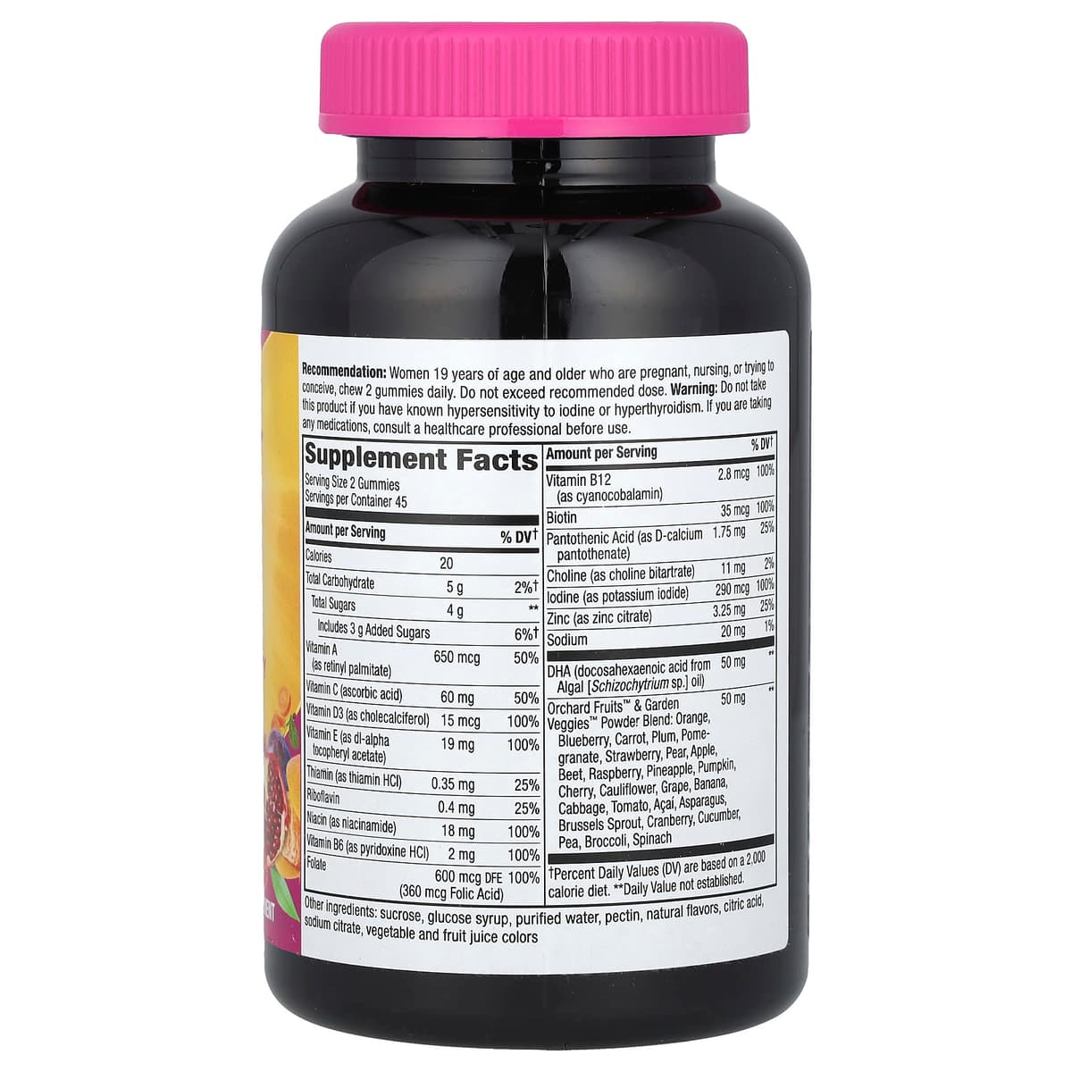 Nature's Way - Daily Support Prenatal Gummy Multivitamin - 90 Gummies