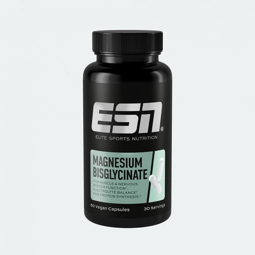 ESN (Elite Sports Nutrition) - Magnesiumbisglycinat - 60 kapslar – ESN (Elite Sports Nutrition) förpackning