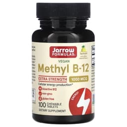 Jarrow Formulas - Methyl B-12 1000mcg Lemon Vegan Gummies - 100 Tablets