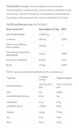 JutaVit - Collagen + Hyaluronic Acid Complex Strawberry - 400g