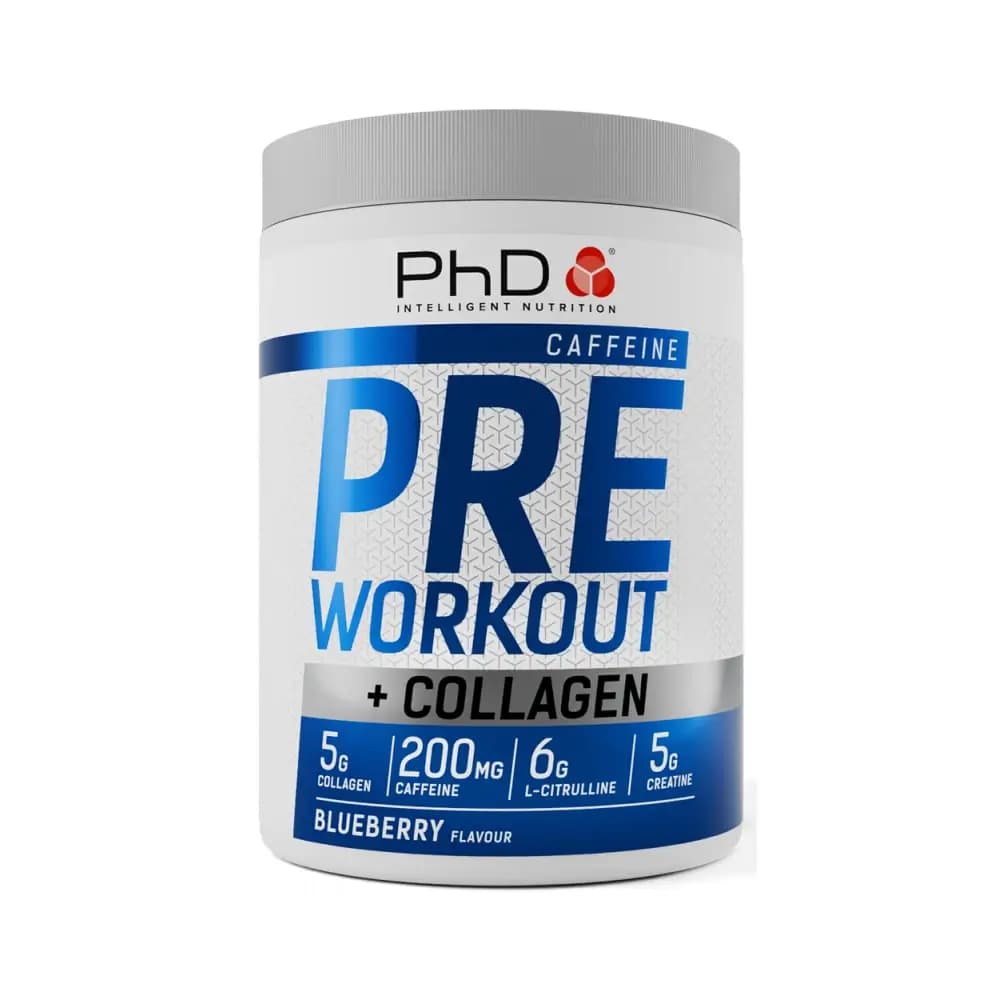 PhD - Pre-Workout + Collagen - Blueberry - 500g