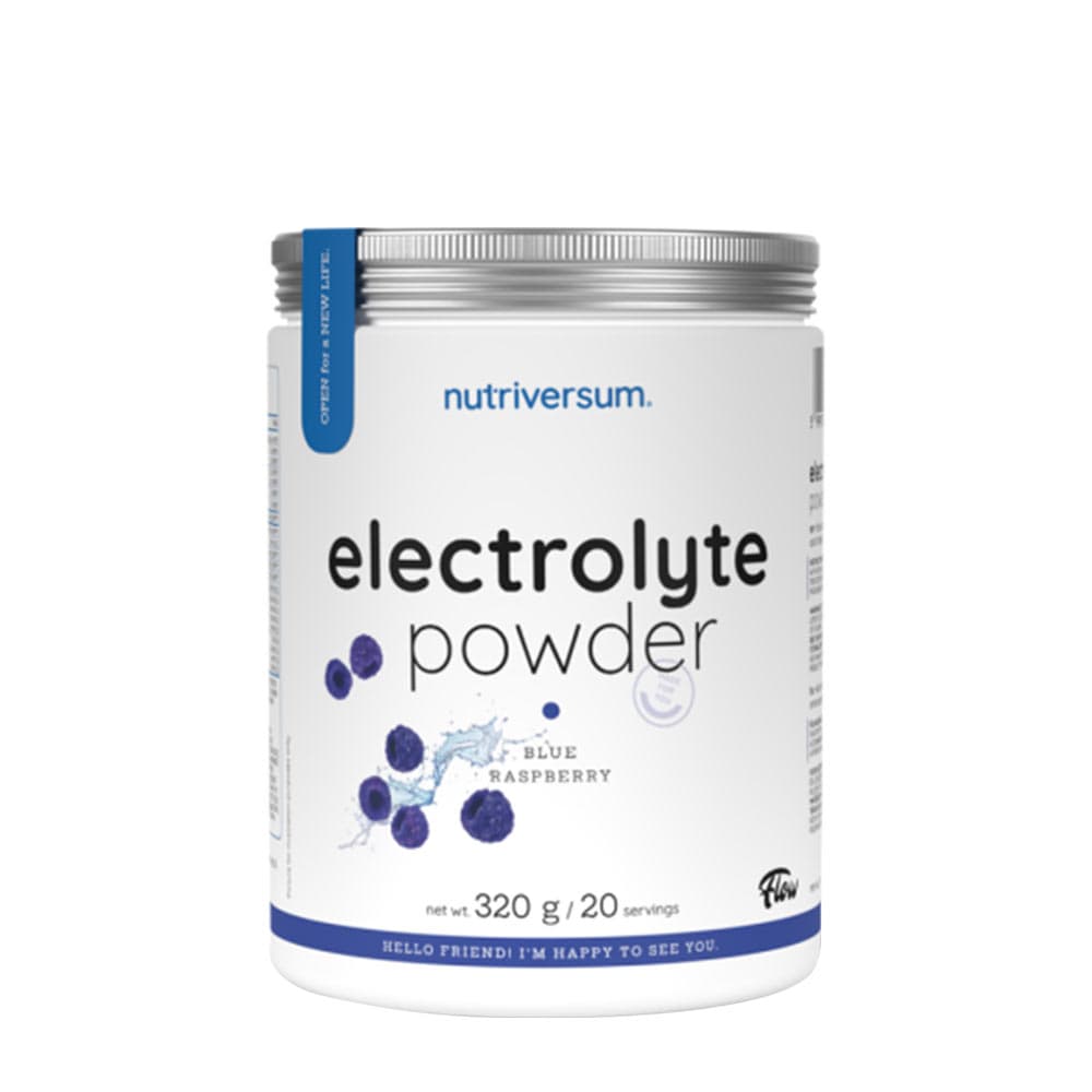 Nutriversum - Electrolyte Powder (Black Raspberry - 320g) – Nutriversum förpackning