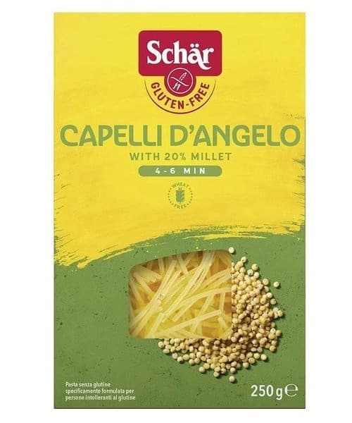 Schar Makaron Capelli d'Angelo 250 g – Schär pakkaus