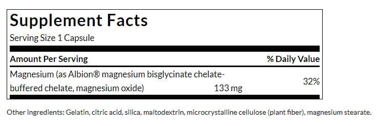 Swanson - Albion Chelated Magnesium - 90 Caps