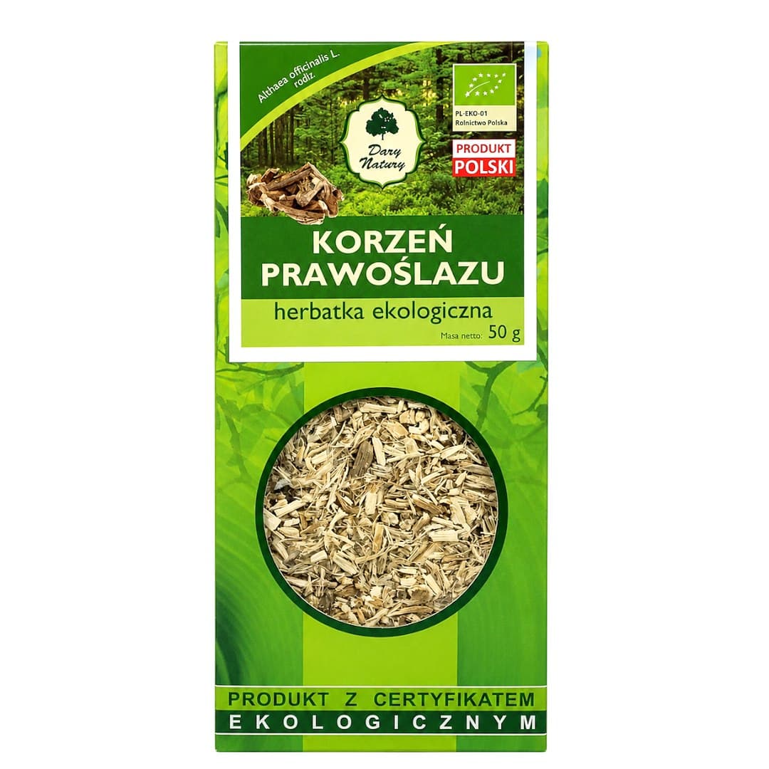 Dary Natury - Marshmallow Root Organic 50g – Dary Natury förpackning