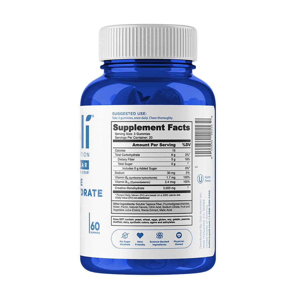Goli Nutrition - Creatine Monohydrate Gummies - 60 Gummies
