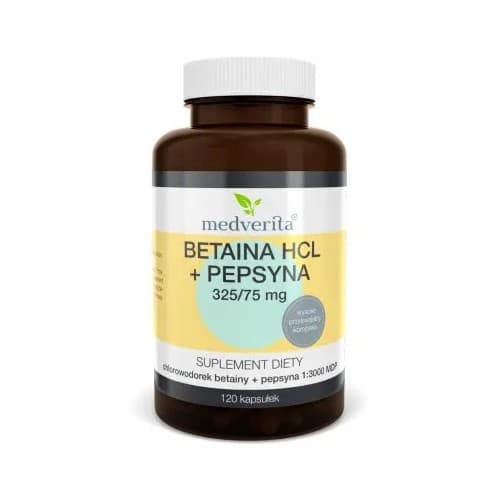 Medverita - Betaine HCL + Pepsin - 120 Caps – Medverita