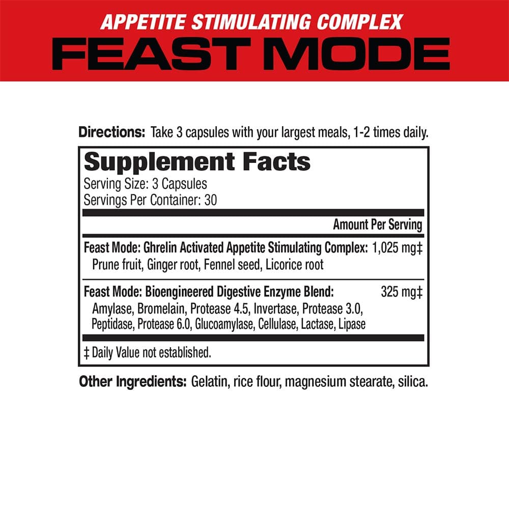MuscleMeds - Feast Mode - 90 Kapselia