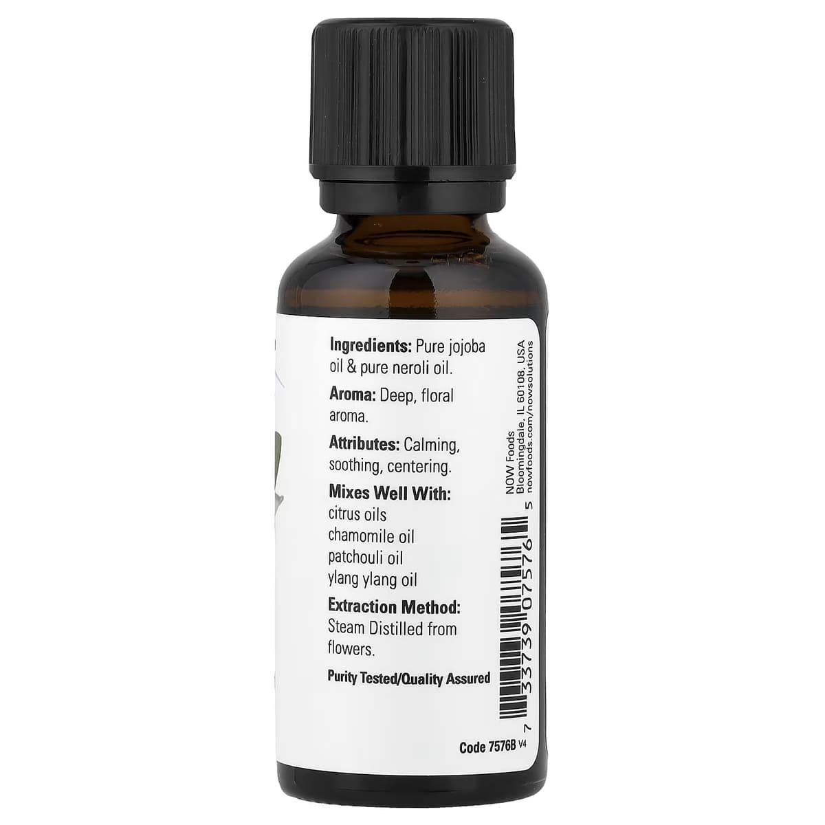 NOW Foods - Essential Oil, Neroli Oil - 30ml. (KORT DATUM 2026-11-30)