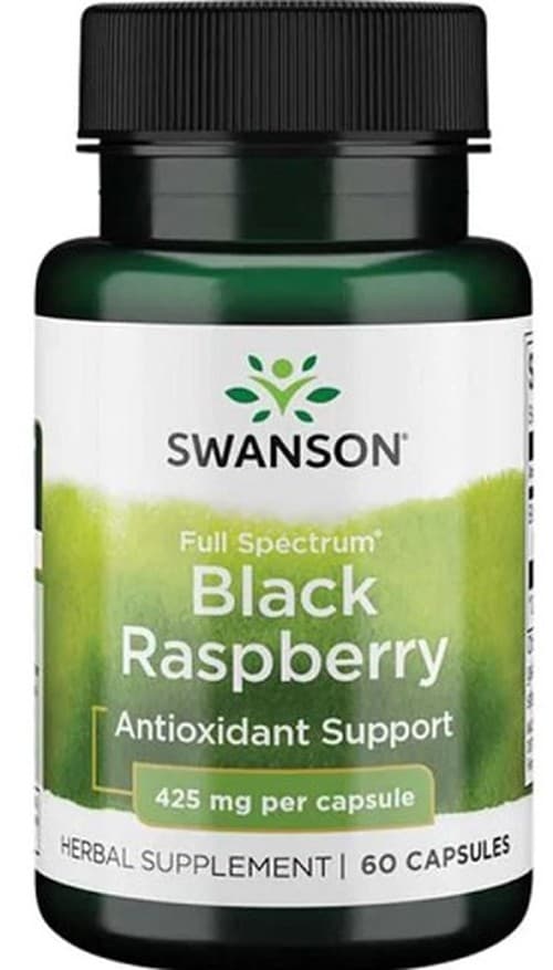 Swanson - Full Spectrum Black Raspberry - 60 Caps – Swanson förpackning