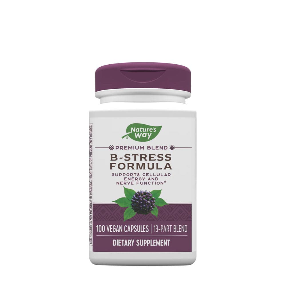 Nature'S Way - B-Stress Formula - 100 Caps – Nature's Way förpackning