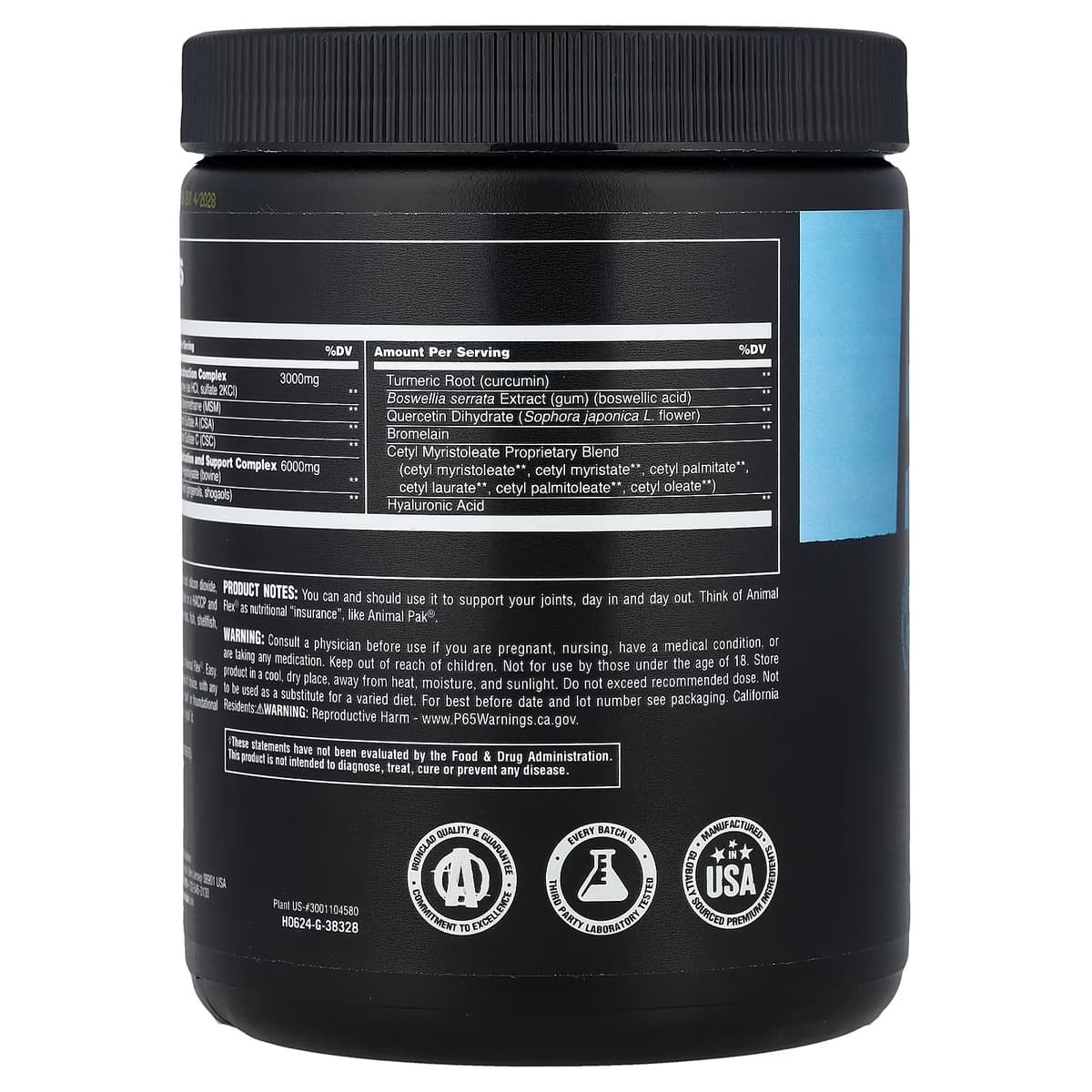 Universal Nutrition - Animal Flex - Joint Support Supplement - 348g