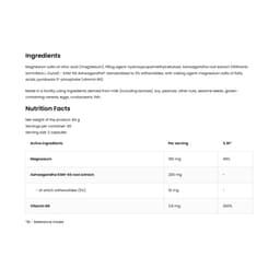OstroVit - KSM-66 Ashwagandha + Magnesium + B6 P-5-P