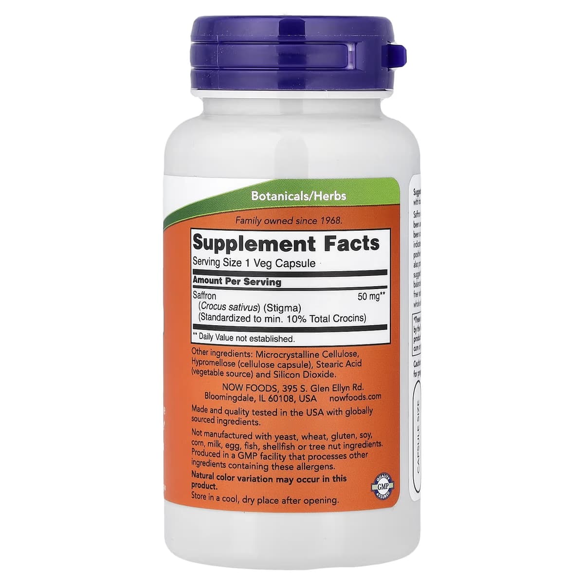 Now Foods - Saffron - 60 Vcaps