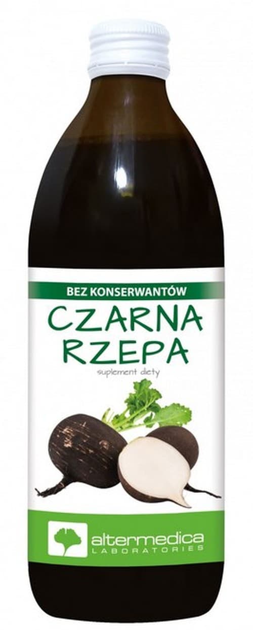 Alter Medica - Black Radish Juice 500ml – Alter Medica förpackning