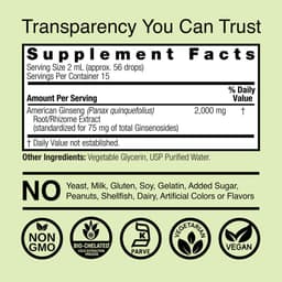 Nature's Answer - American Ginseng Extract - 30ml