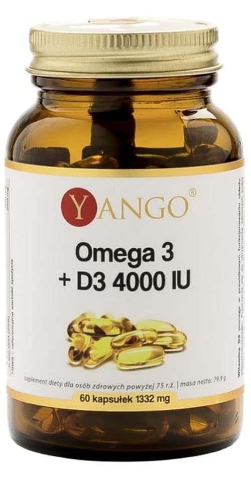 Yango - Omega 3+D3 (4000IU - 60 Caps)