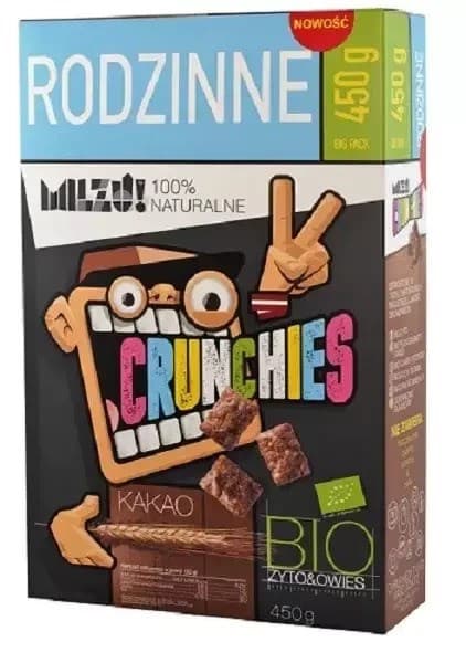 Milzu - Crunchies - 450g – Milzu förpackning