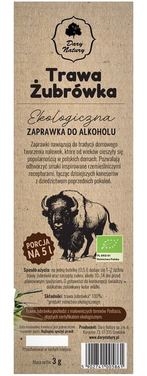 Dary Natury - Bison Grass (Żubrówka)