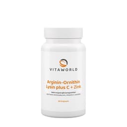Vitaworld - Argininiini-Ornitiini-Lysiini + C + Sinkki - 60 Kapselia