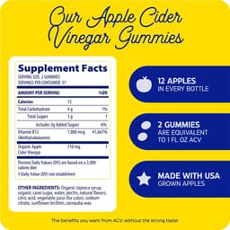 Enzymedica - Apple Cider Vinegar Gummies - 74 Gummies