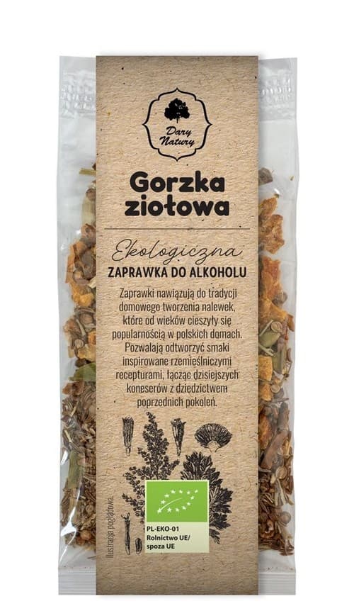 Dary Natury - Herbal Tincture Base - 20g – Dary Natury förpackning
