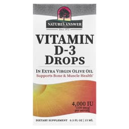 Nature'S Answer - Vitamin D-3 Drops - 15ml