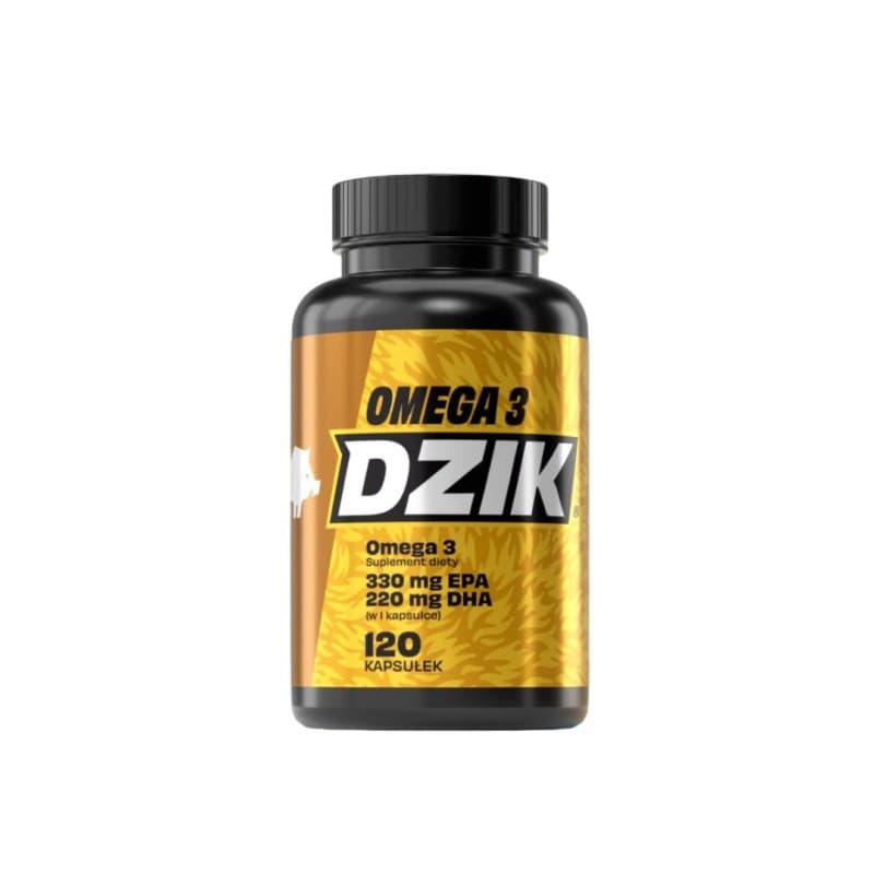 DZIK - Omega 3 - 120 Caps – DZIK förpackning