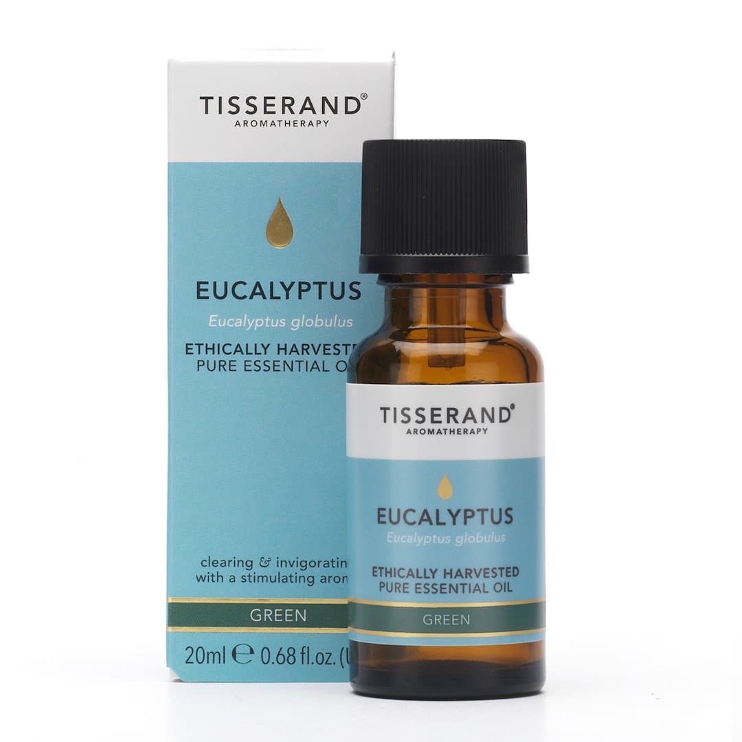Tisserand Aromatherapy - Eucalyptus Pure Essential Oil (Eucalyptus Globulus) - 20ml – Tisserand Aromatherapy förpackning