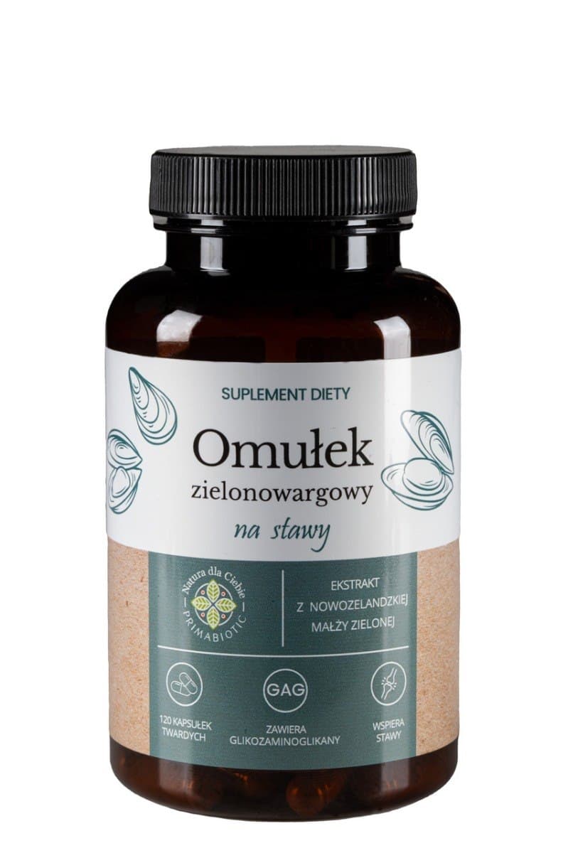 PrimaBiotic - Green Mussel Joint Support - 120 Caps – Primabiotic förpackning